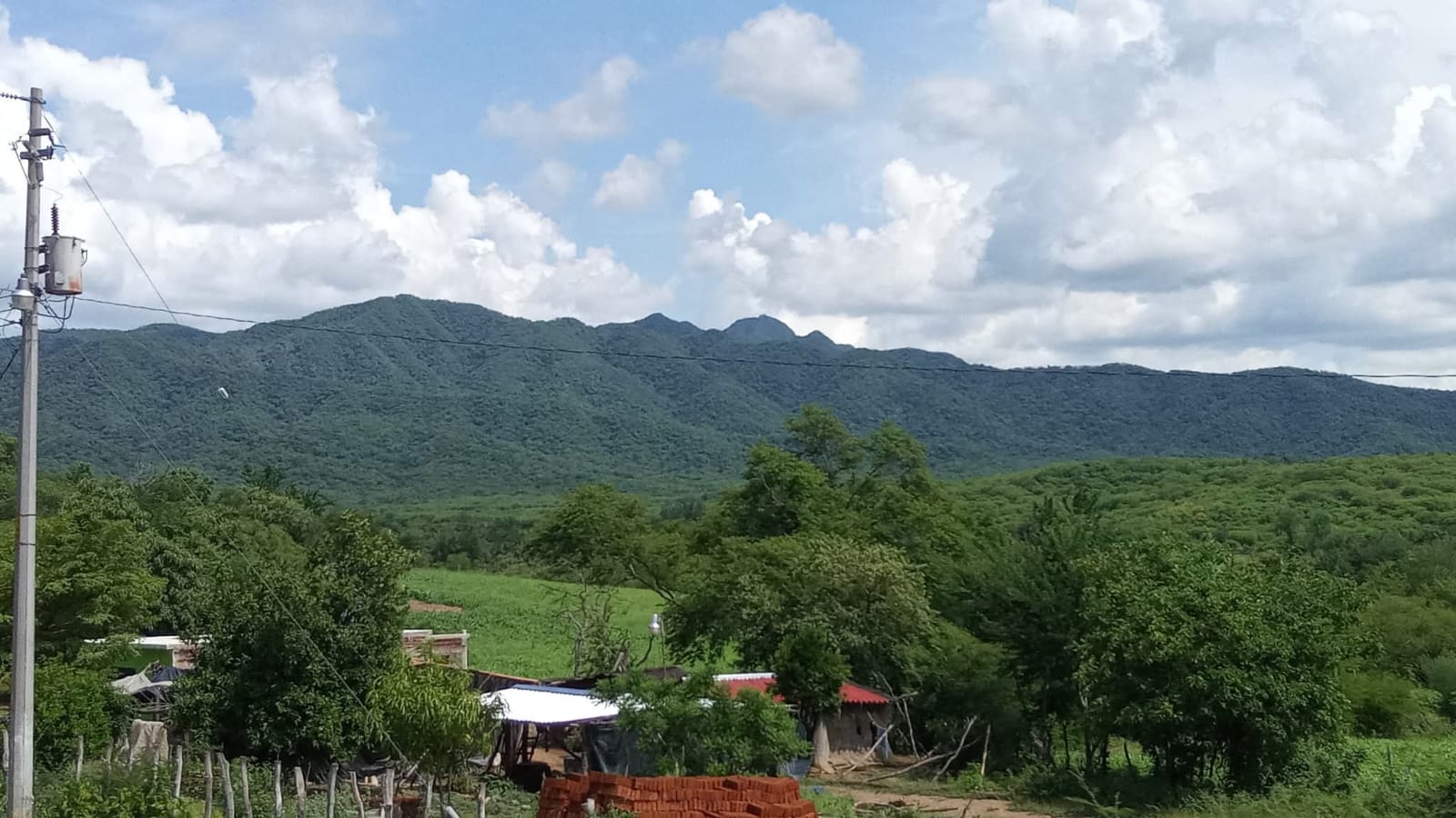 cielo medio nublado zona rural