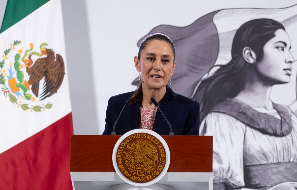 Claudia Sheinbaum en conferencia 'mañanera'