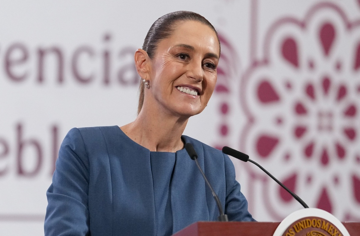 Claudia Sheinbaum en conferencia 'mañanera'