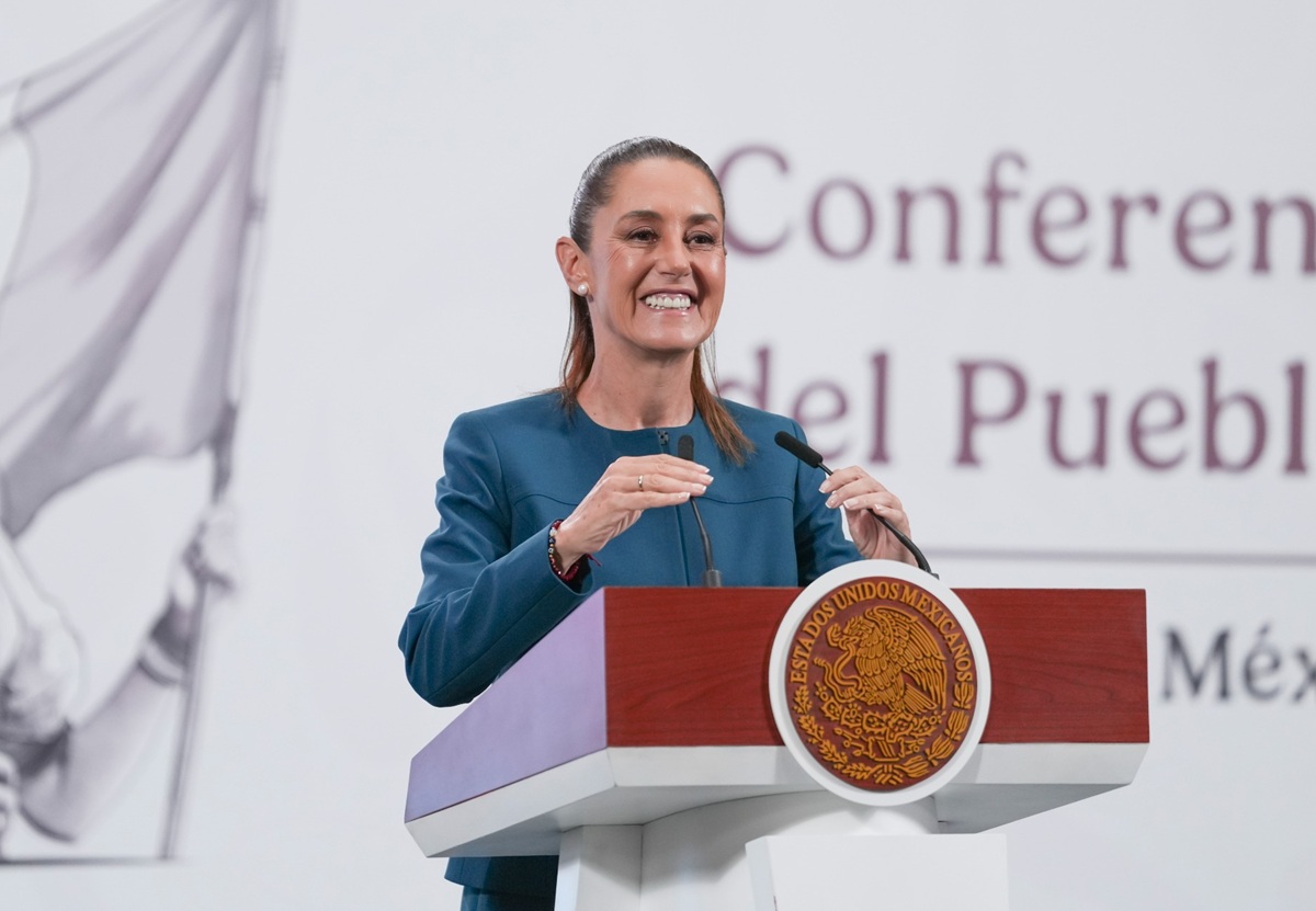 Claudia Sheinbaum en conferencia 'mañanera'