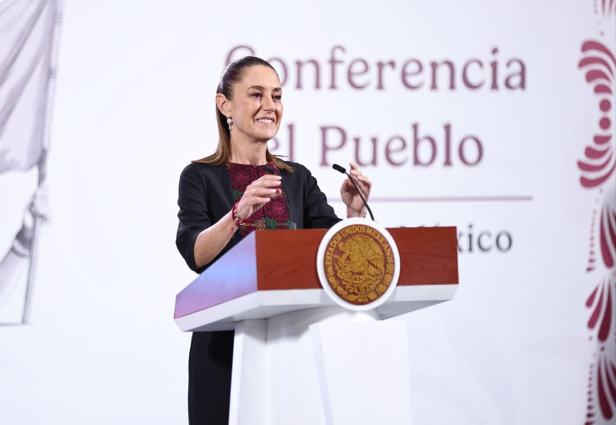 Claudia Sheinbaum en conferencia 'mañanera'