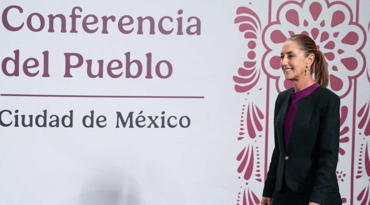 Claudia Sheinbaum en conferencia 'mañanera'
