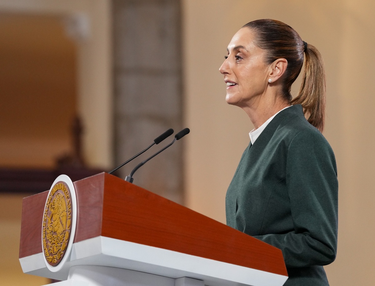 Claudia Sheinbaum en conferencia 'mañanera'