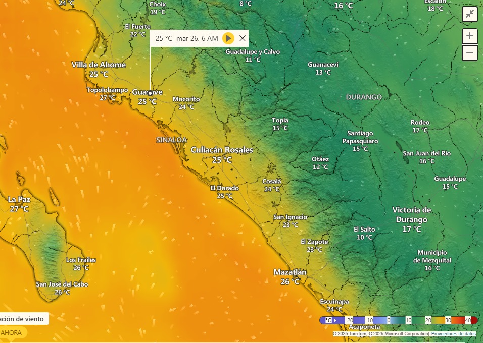 clima en sinaloa y mexico