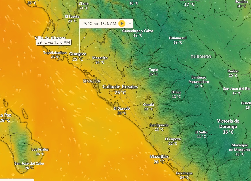 clima sinaloa