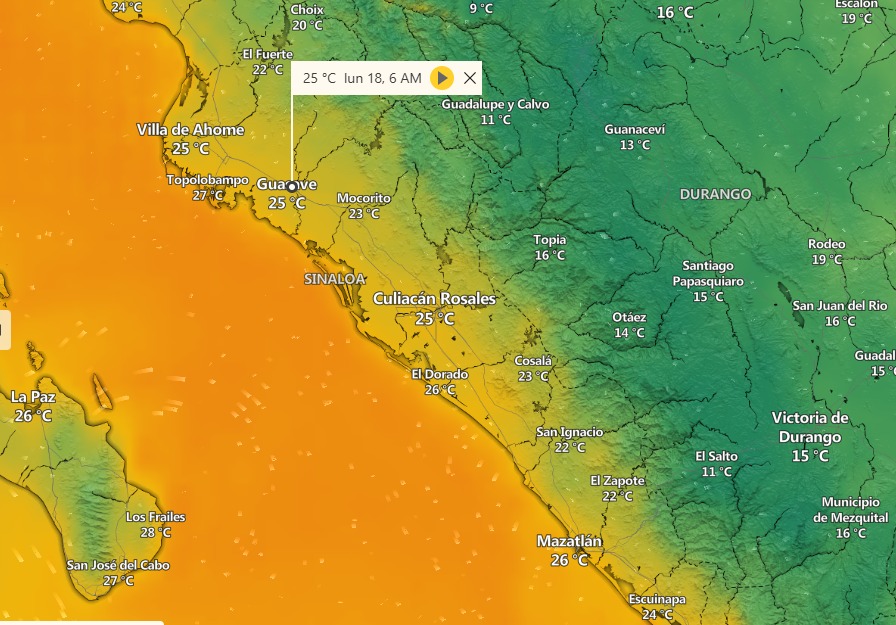 clima sinaloa