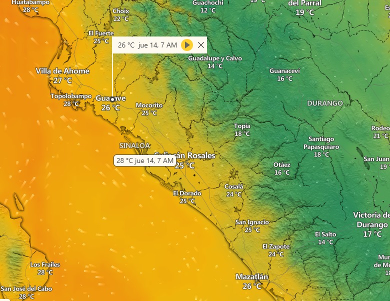 clima sinaloa