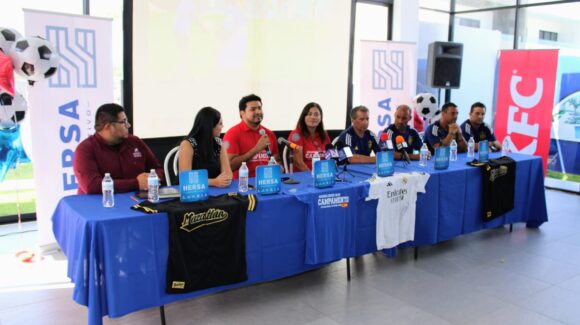 Impulsa Hersa futbol infantil y juvenil con el primer día en el Campamento Internacional de Futbol 2025