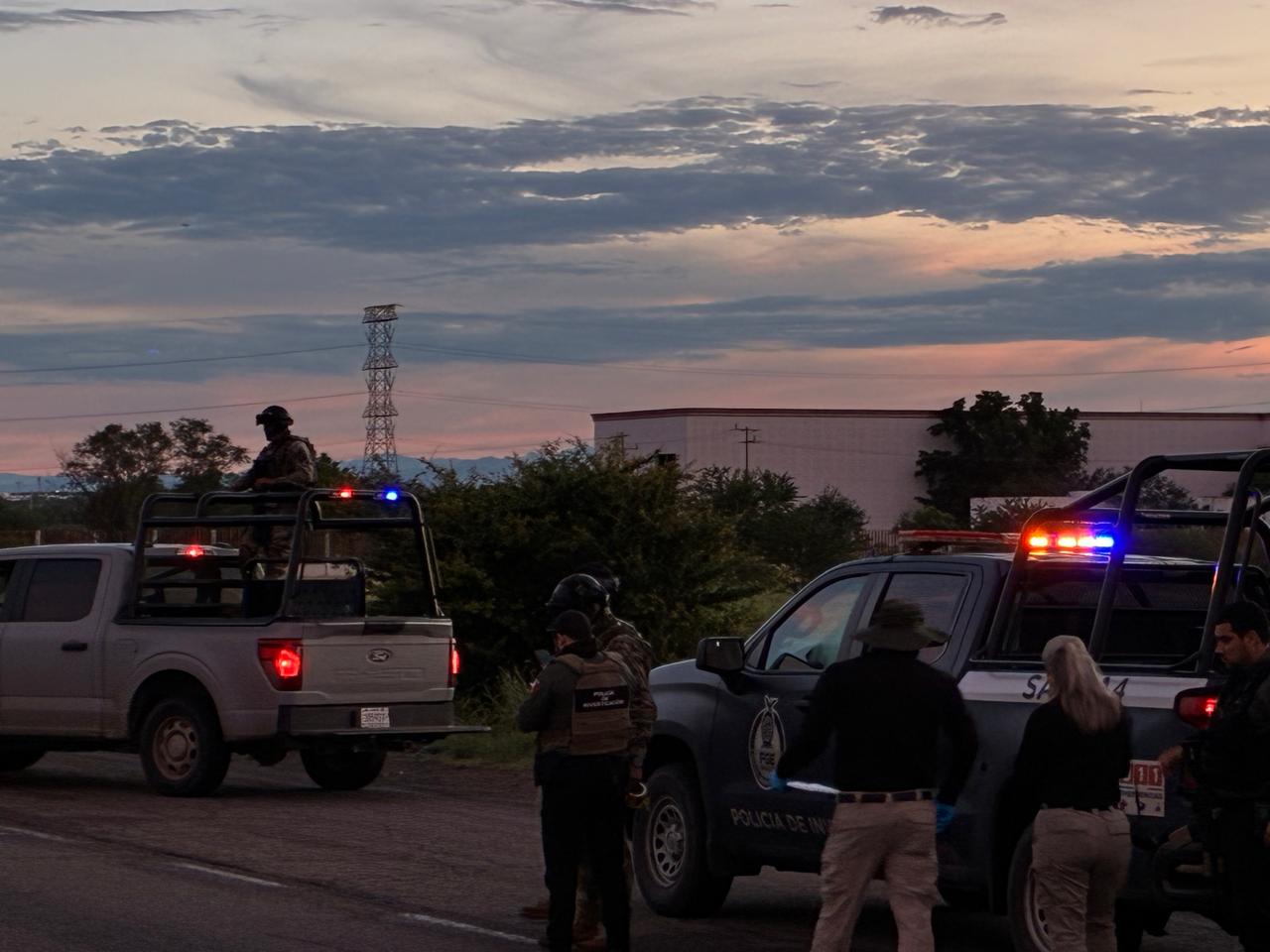 Zona donde se localizó un cuerpo sin vida al sur de Culiacán