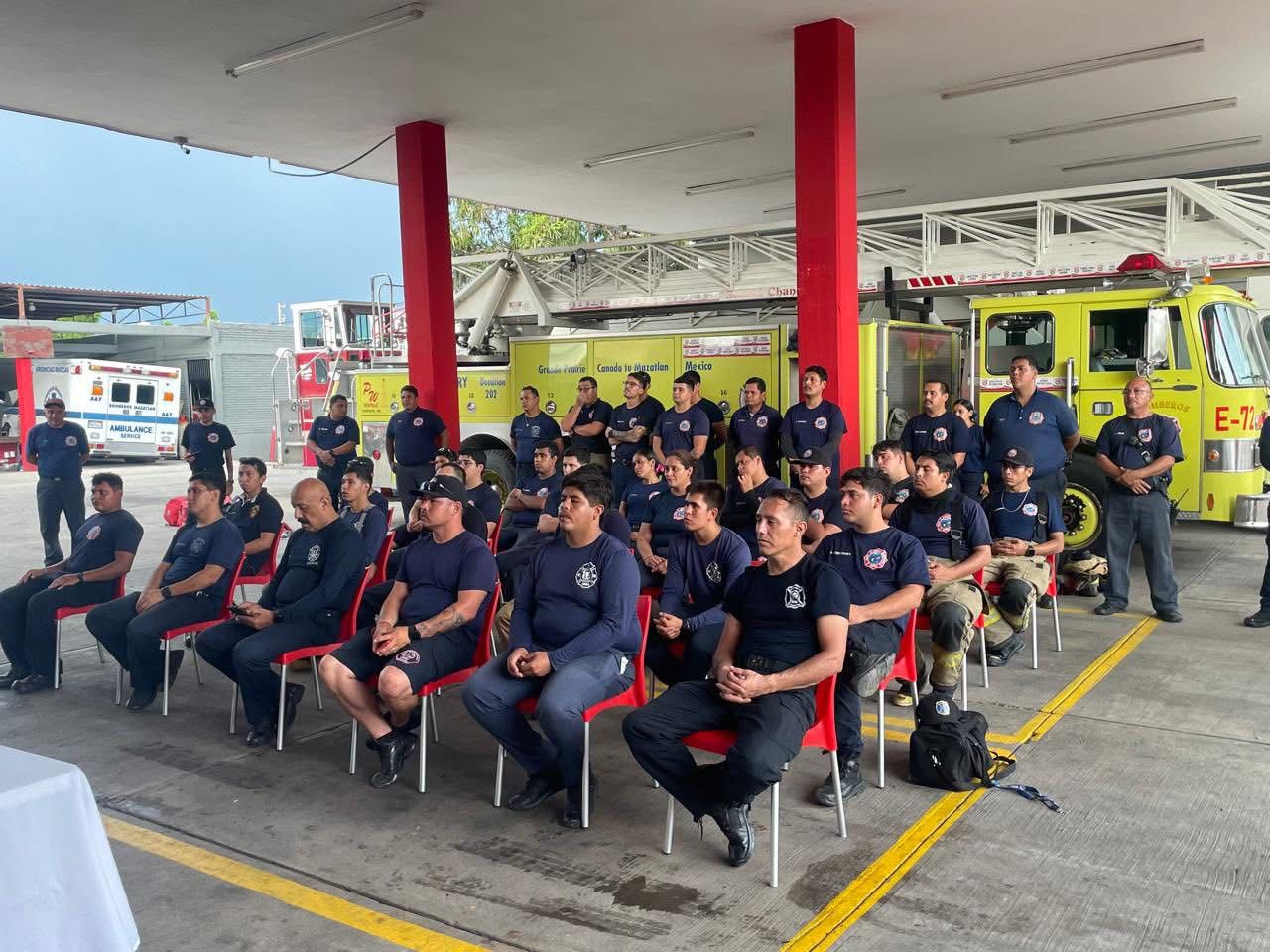 Bomberos finalizan capacitación
