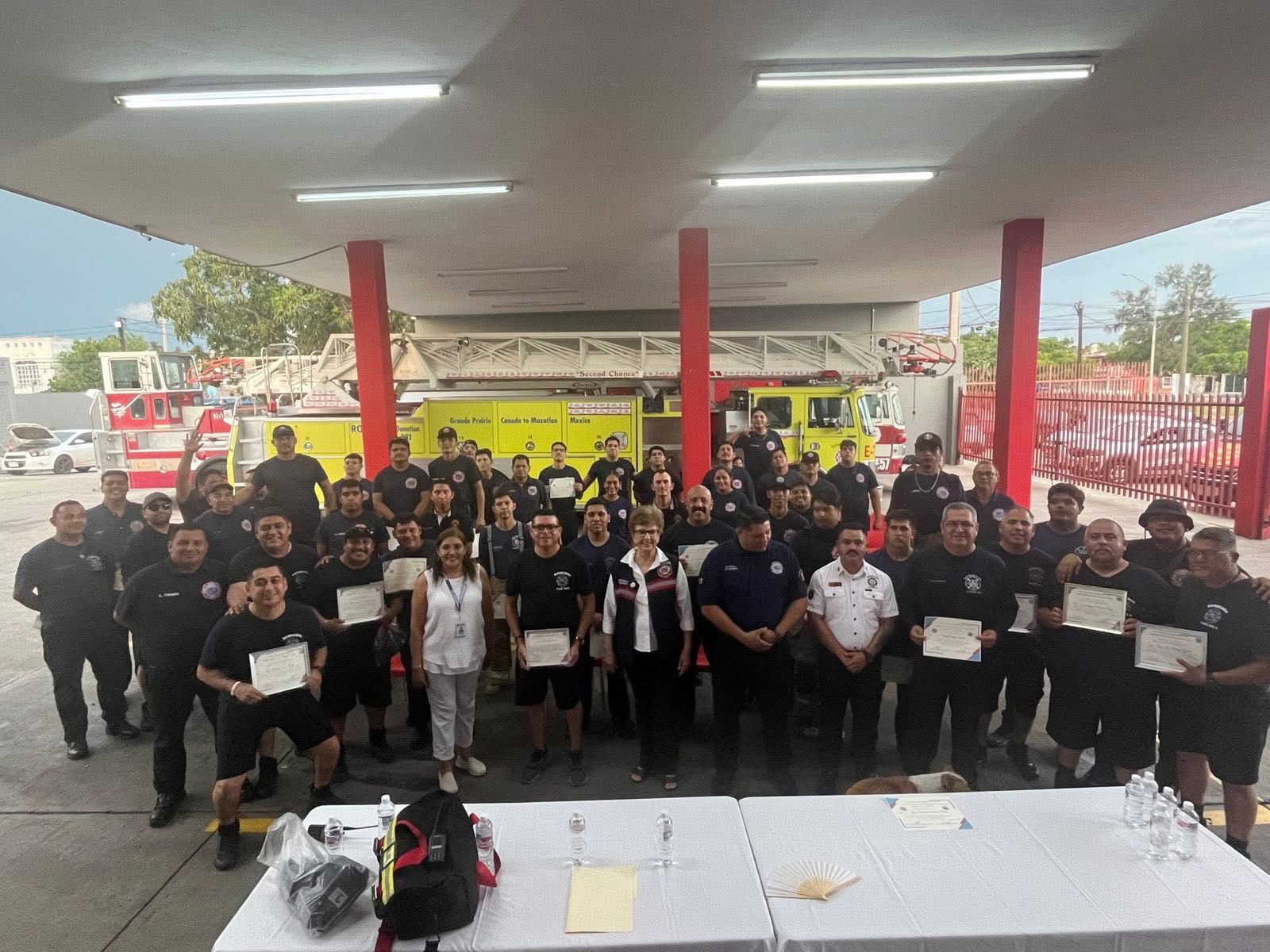 Bomberos finalizan capacitación