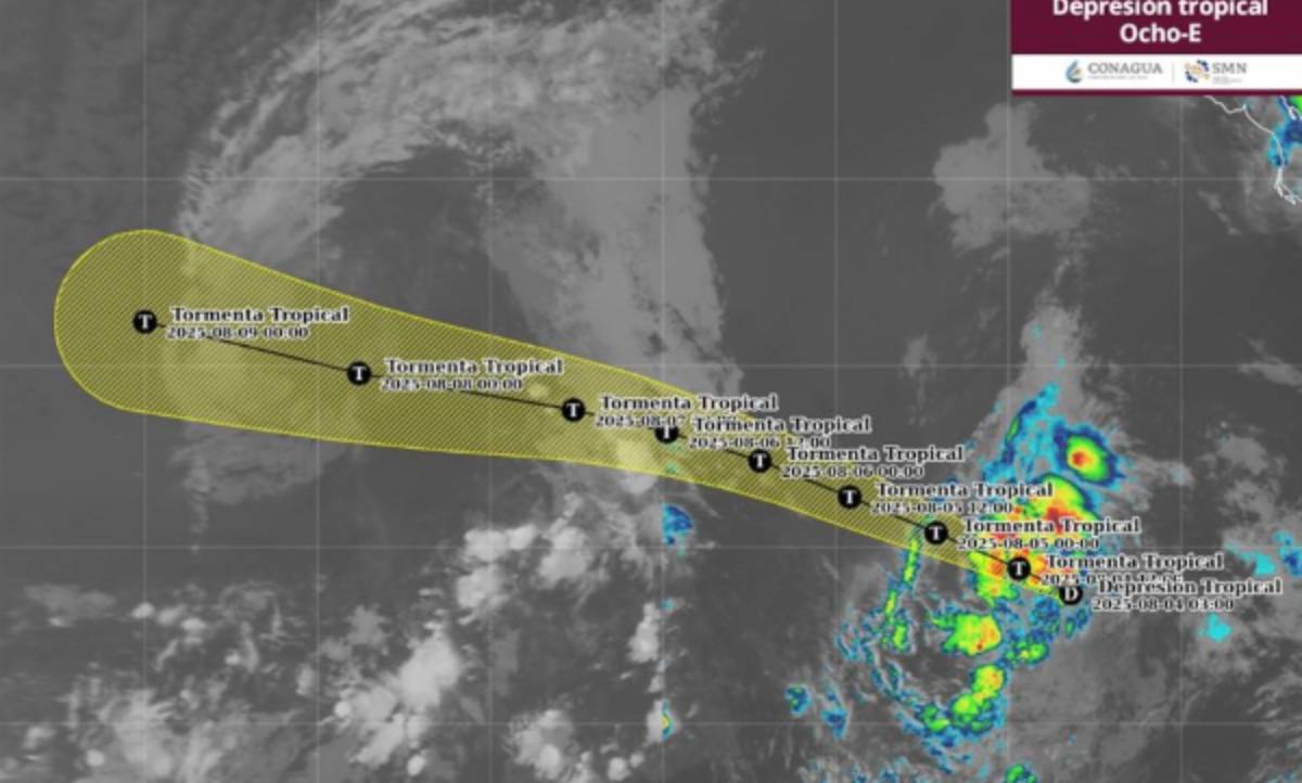 depresion tropical ocho e