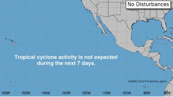 ¡Extienden aviso otra semana! Huracanes seguirán fuera del radar en el Pacífico mexicano