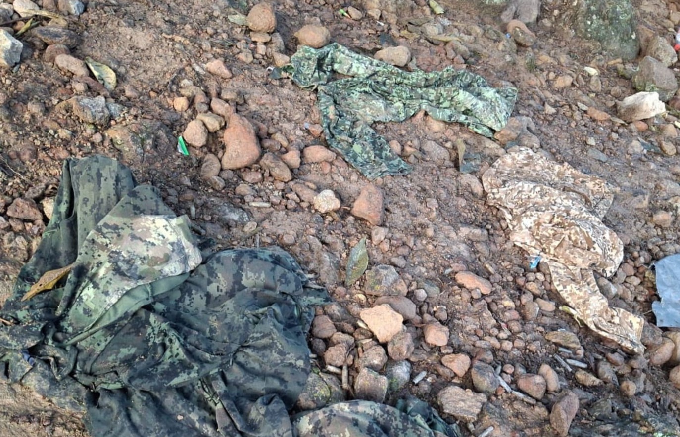 Desmantelan campamento con objetos ilícitos en Cosalá