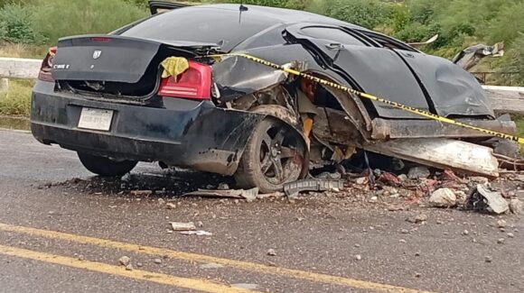 Pierde la vida joven guasavense en accidente en Guamúchil
