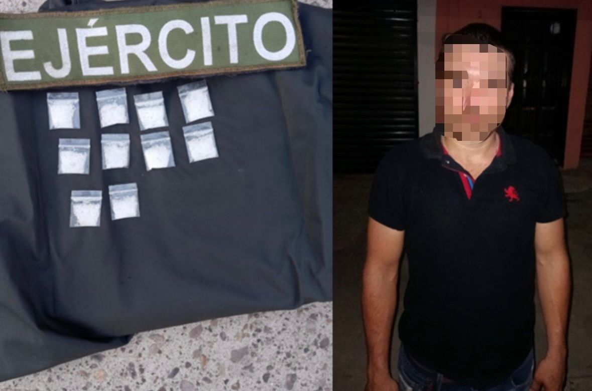 detenido en culiacan con droga