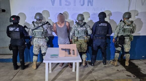 ¡Disparó contra los policías! Así fue la detención del empistolado en Yebavito, Navolato