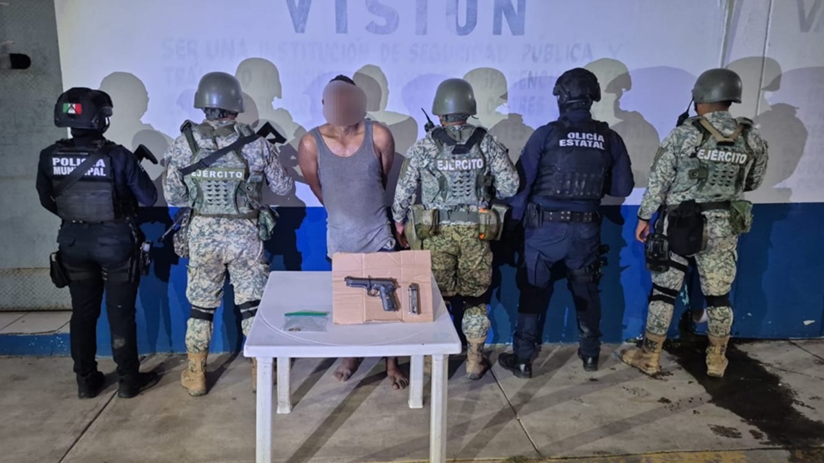 Detenido en Navolato tras disparar a policías