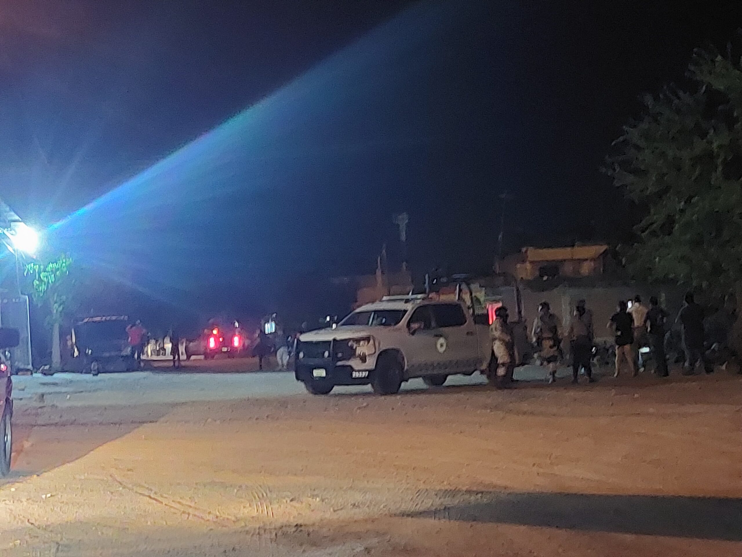 Enfrentamiento y operativo militar en Guamúchil