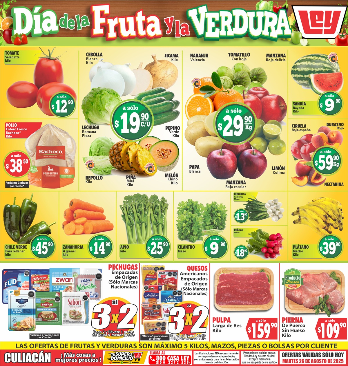 Folleto del Día de la Fruta y la Verdura de Ley