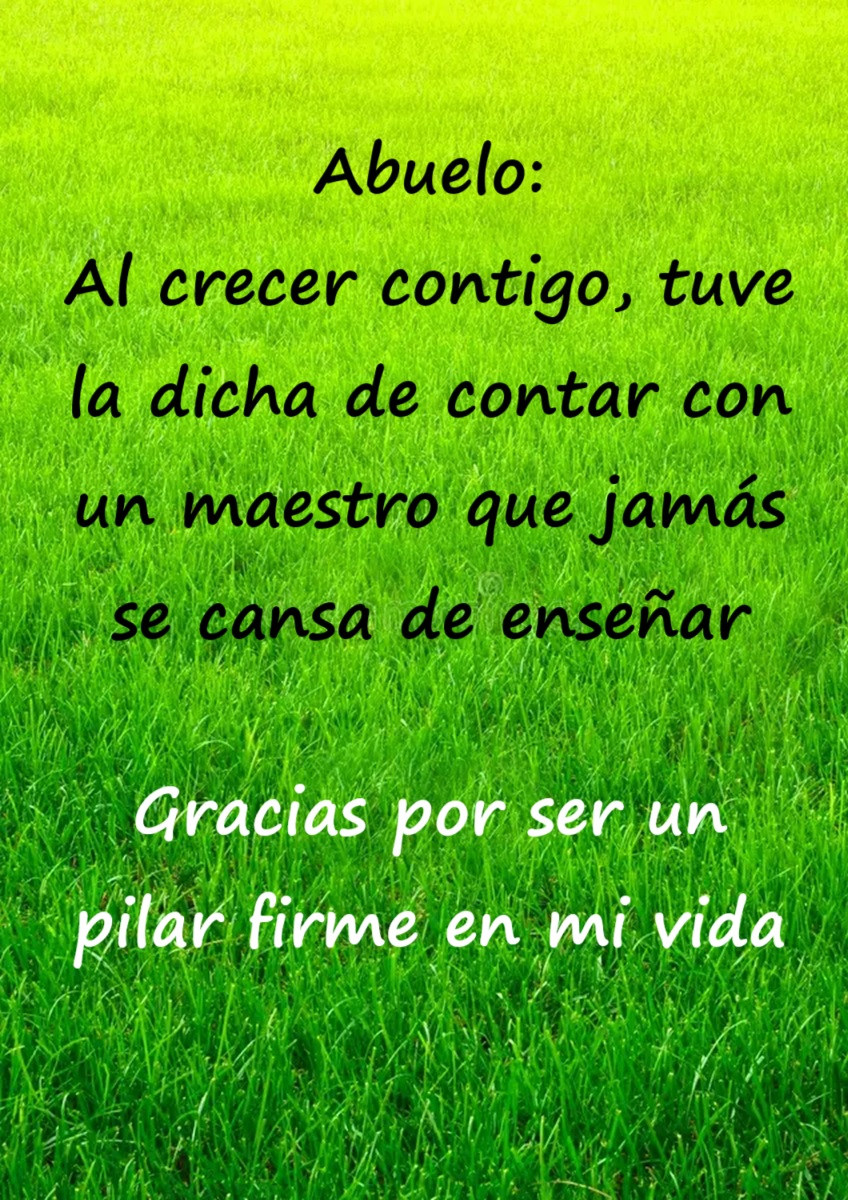 Mensaje del Día del Abuelo