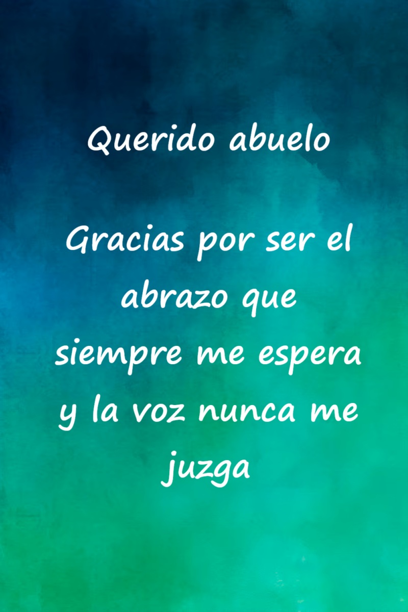 Mensaje del Día del Abuelo