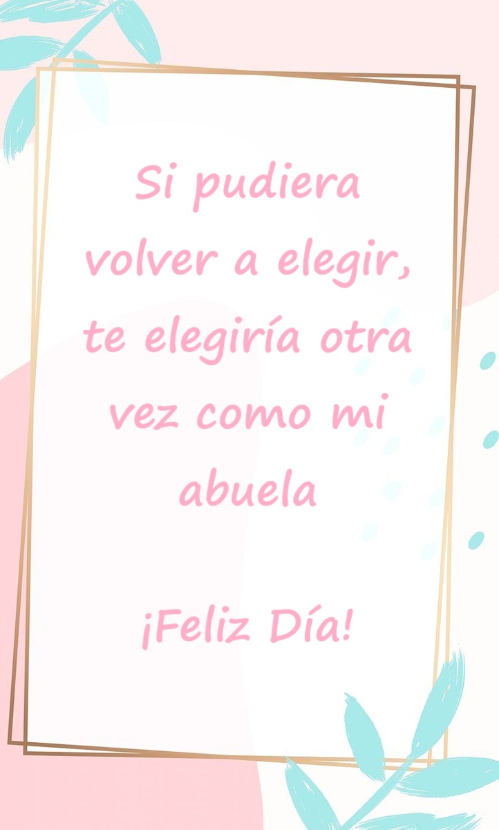 Mensaje del Día del Abuelo