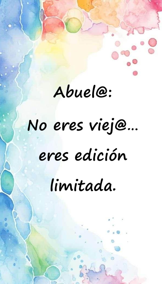 Mensaje del Día del Abuelo