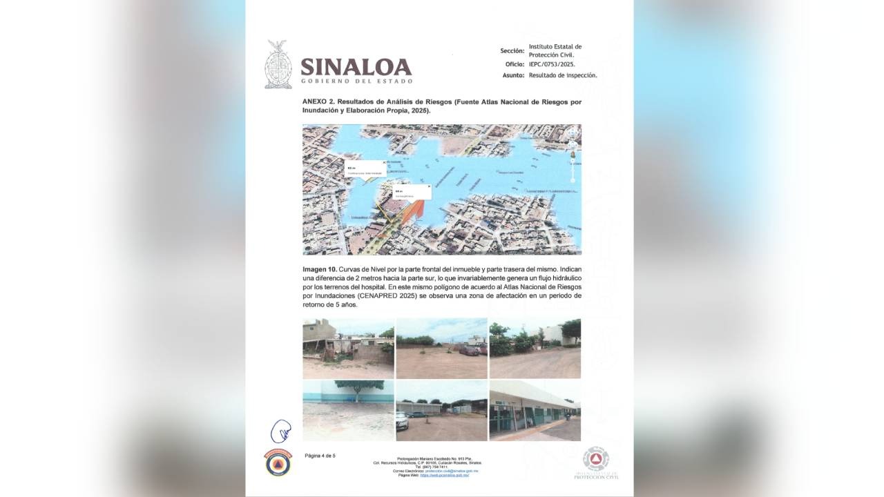 dictamen de seguridad estructural del hg imss bienestar en guamuchil cuatro