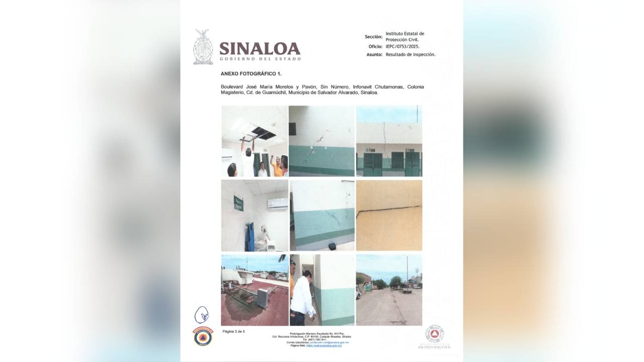dictamen de seguridad estructural del hg imss bienestar en guamuchil tres