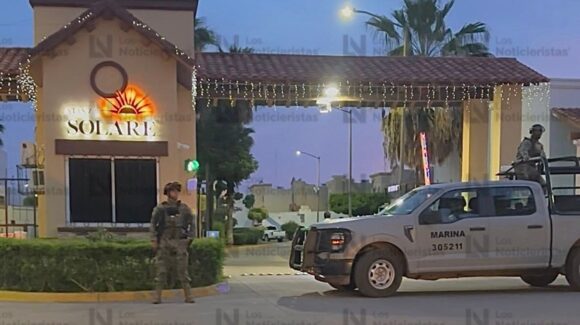 Operativo de Marina deja dos detenidos y aseguramiento de armas en una privada del sector Bugambilias, en Culiacán