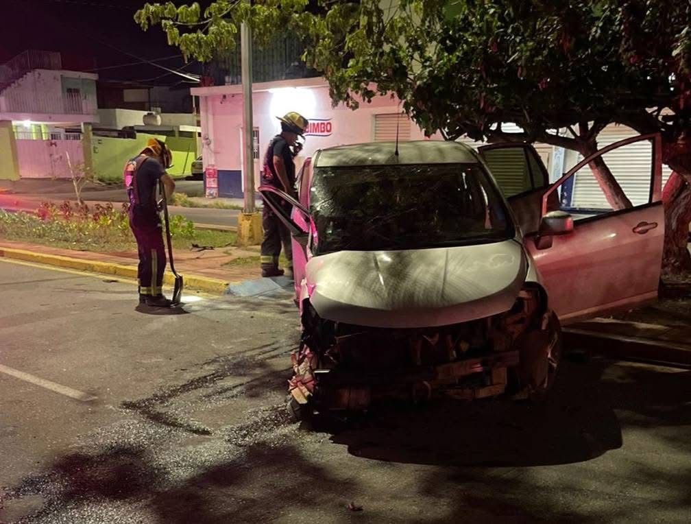 dos fuertes accidentes se registraron la madrugada de este sabado en mazatlan
