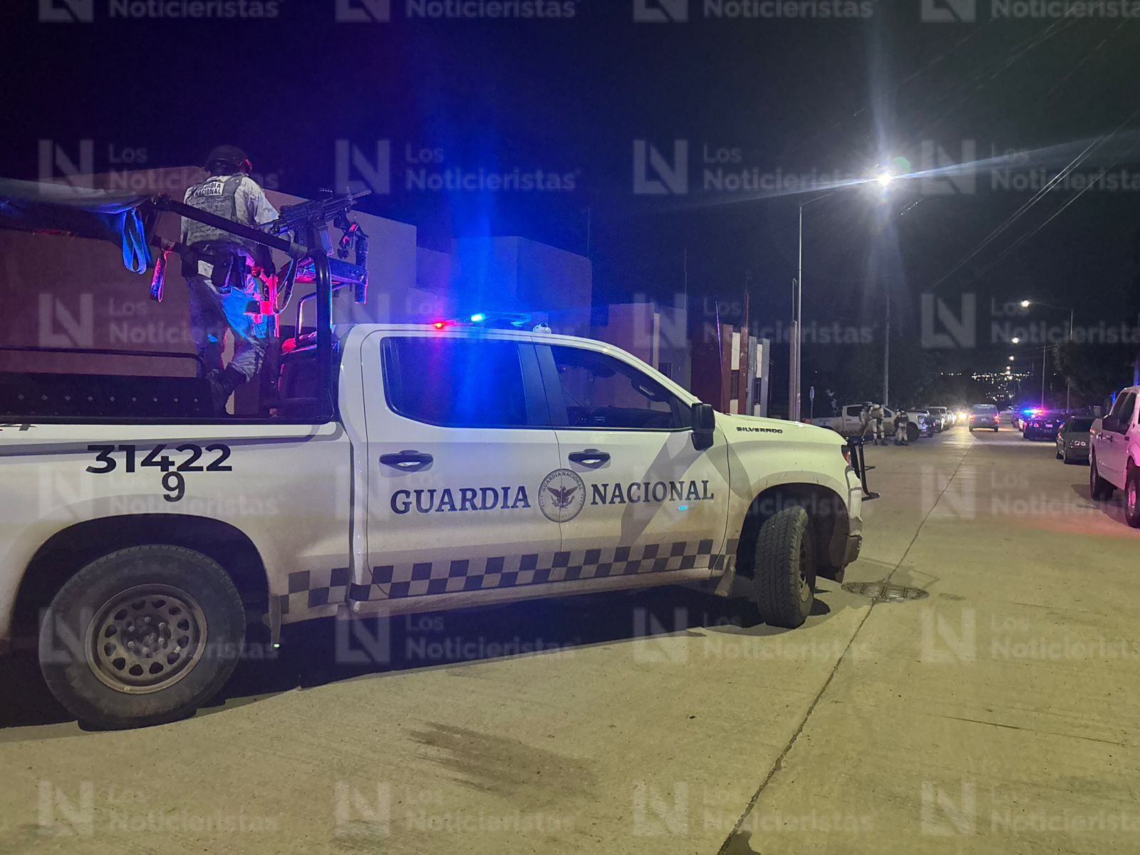 Guardia Nacional reguarda el lugar donde un hombre en muletas fue ejecutado en Culiacán