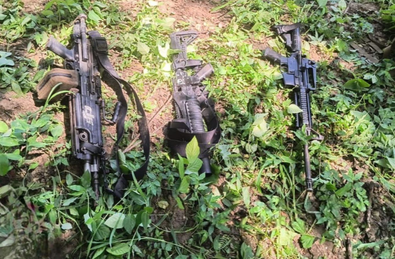 enfrentamiento en san ignacio decomiso de armas