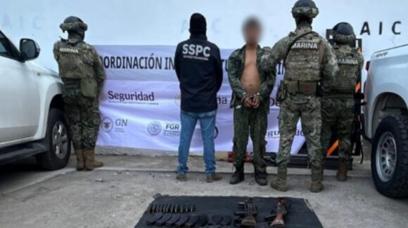 Tras enfrentamiento en San Ignacio, autoridades aseguran arsenal y detienen a dos civiles