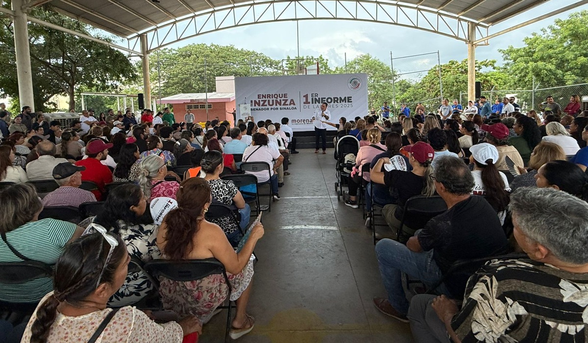 Enrique Inzunza rinde su primer informe legislativo en el Senado