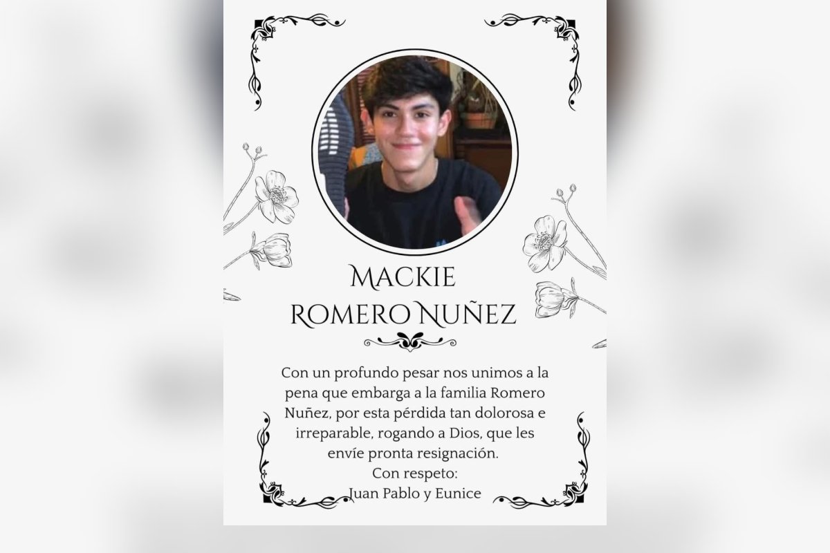 esquela Mackie Romero Núñez