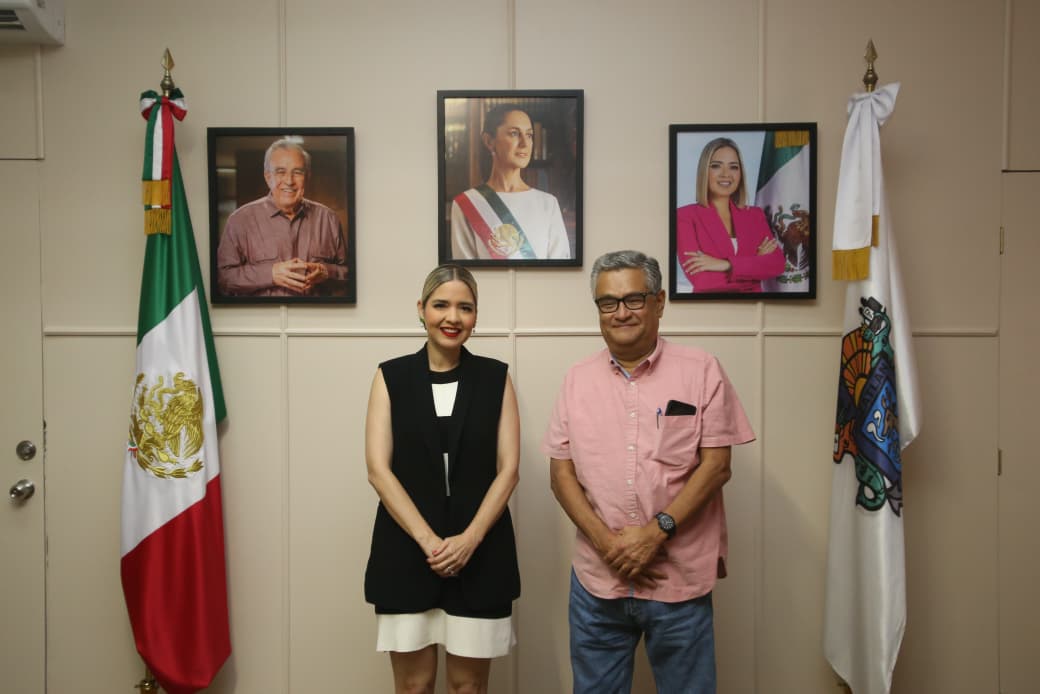 Estrella Palacios con Renato Ocampo
