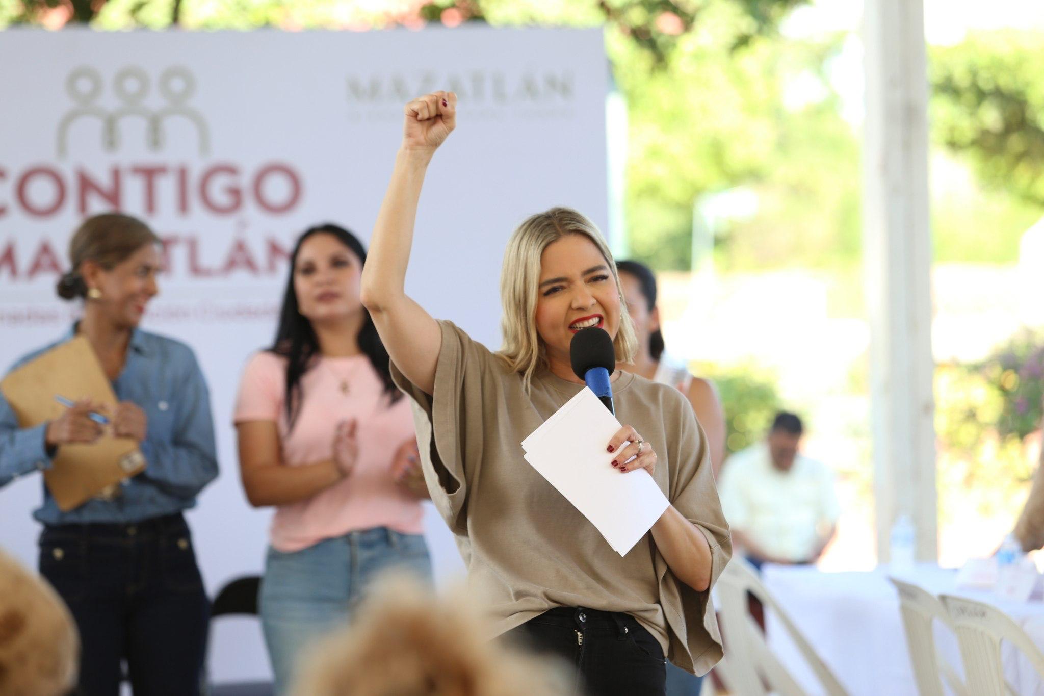 Estrella Palacios Domínguez presente en el programa ‘Contigo Mazatlán’