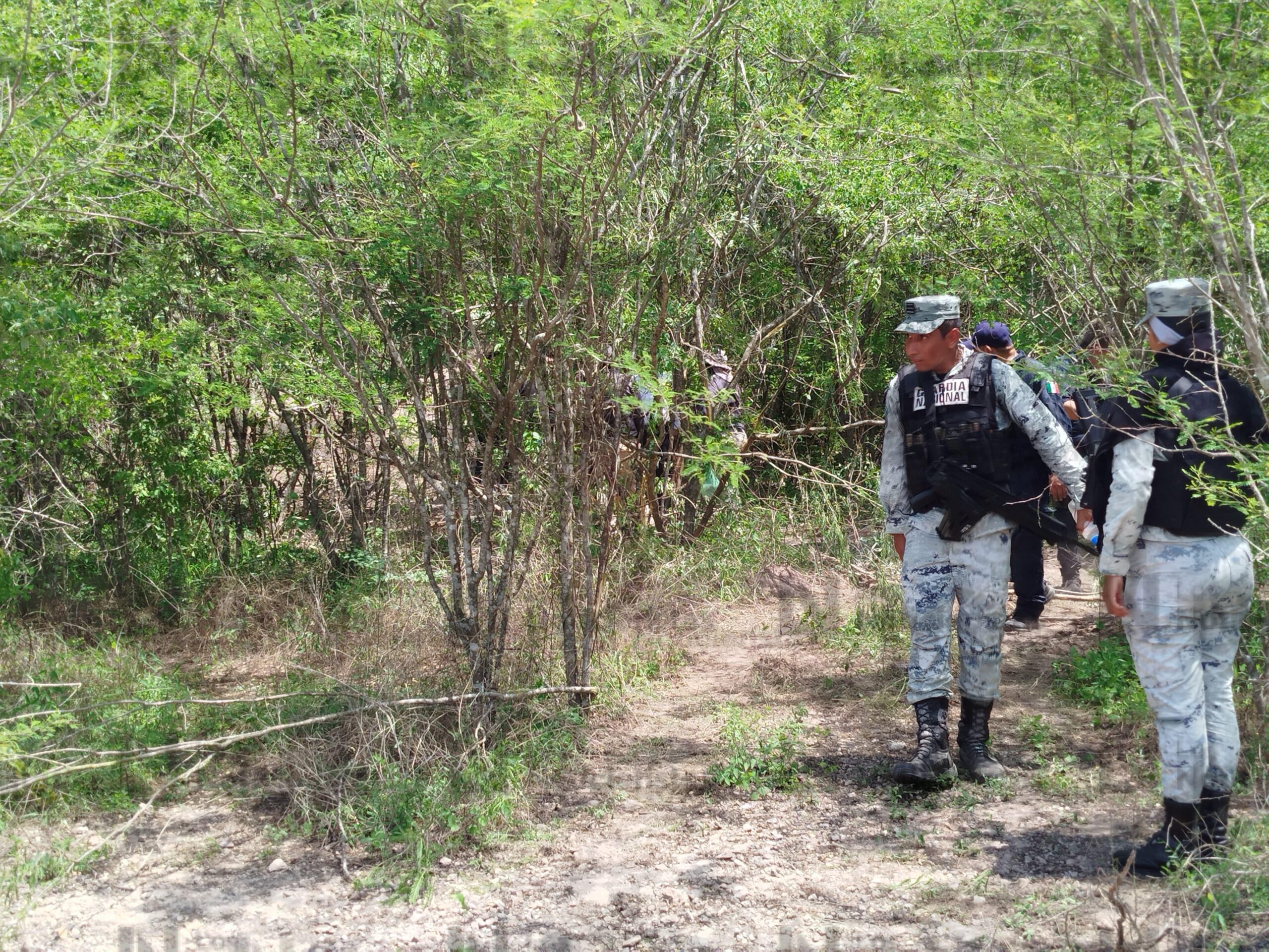 Fosa clandestina en Higueras de El Conchi al sur de Mazatlán.