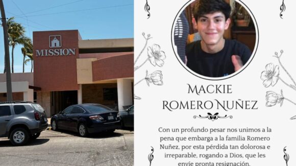 Familiares y amigos dan el último adiós al estudiante de medicina Mackie, fallecido en accidente en Los Mochis