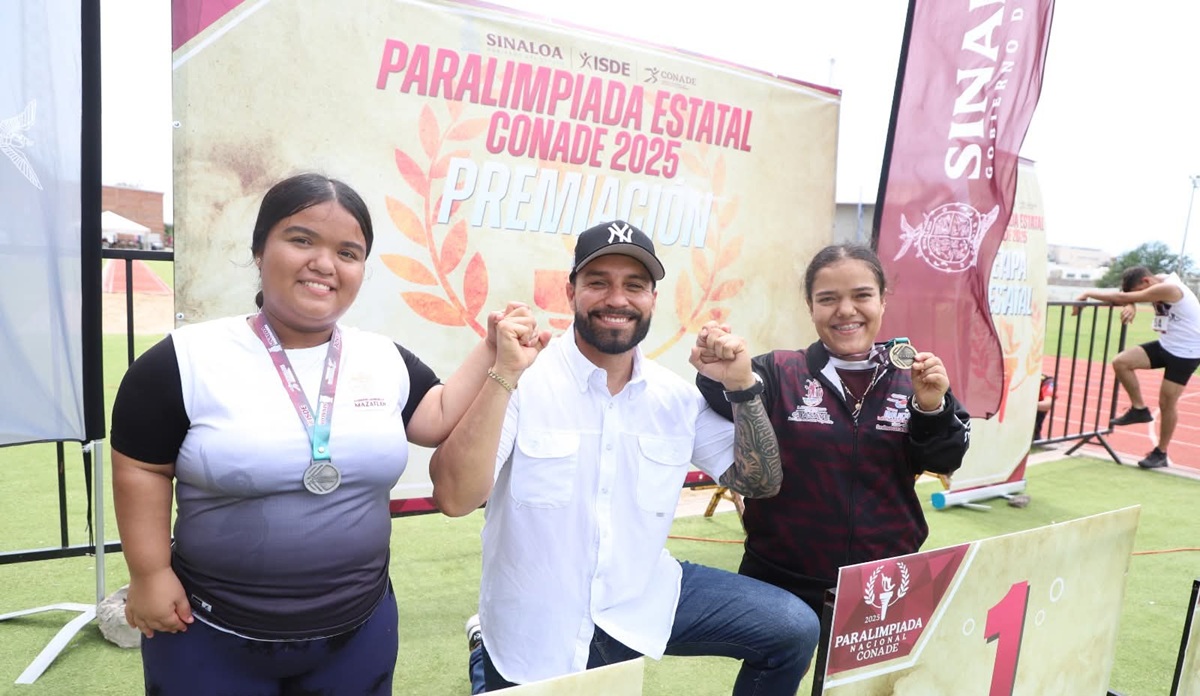 Guasave obtiene segundo lugar del medallero estatal en Paralimpiada Conade 2025