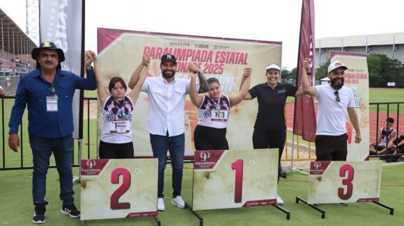 Guasave se lleva el segundo puesto del medallero de la Paralimpiada estatal