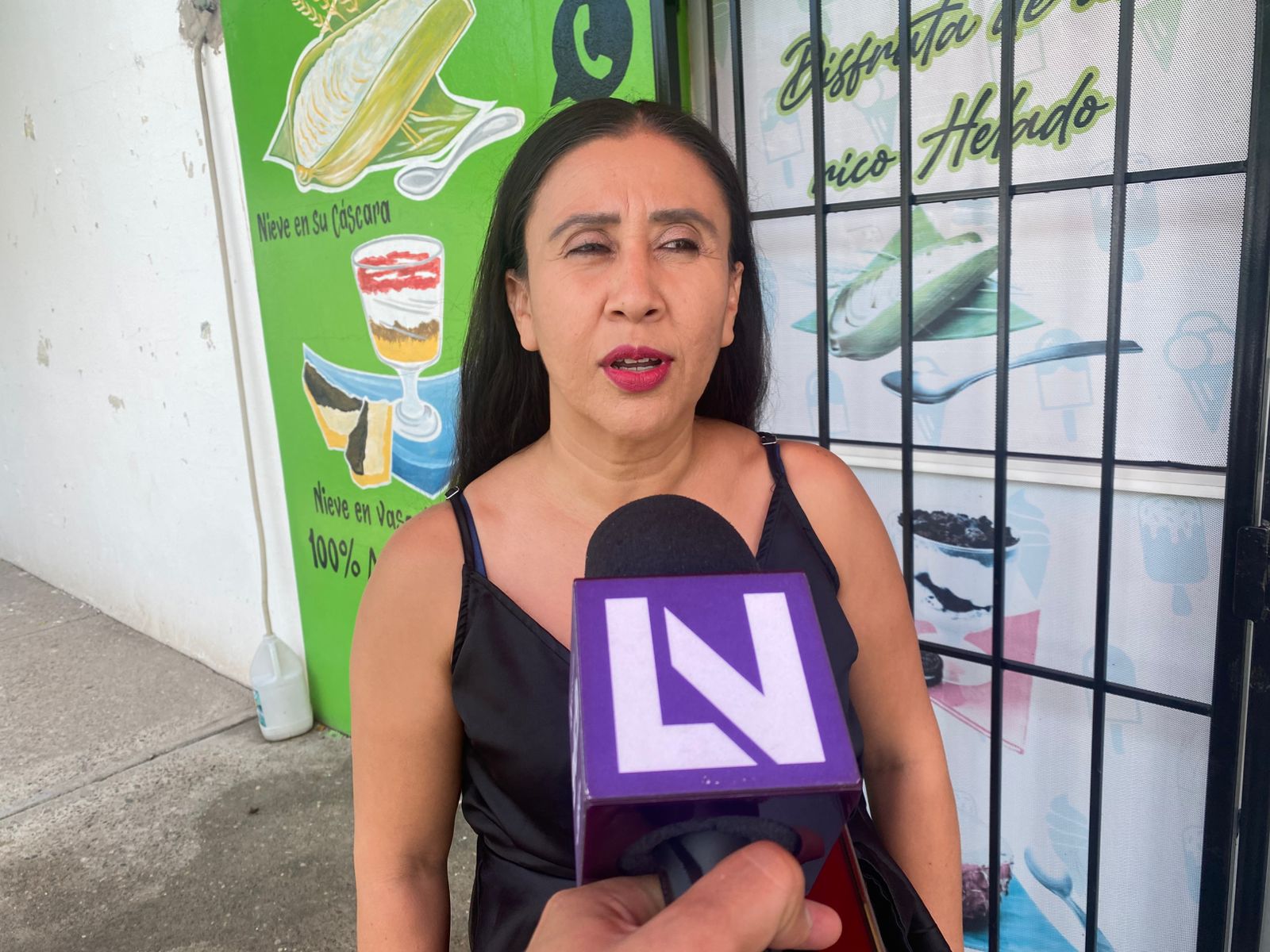 Alejandra Sánchez, propietaria Helados Made en Culiacán