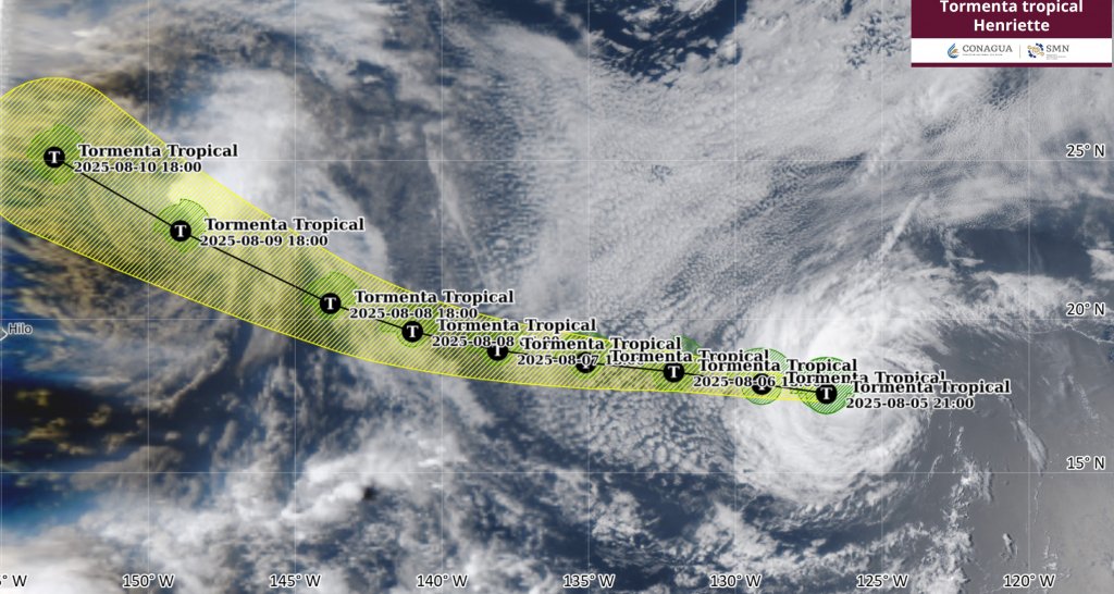 henriette tormenta tropical