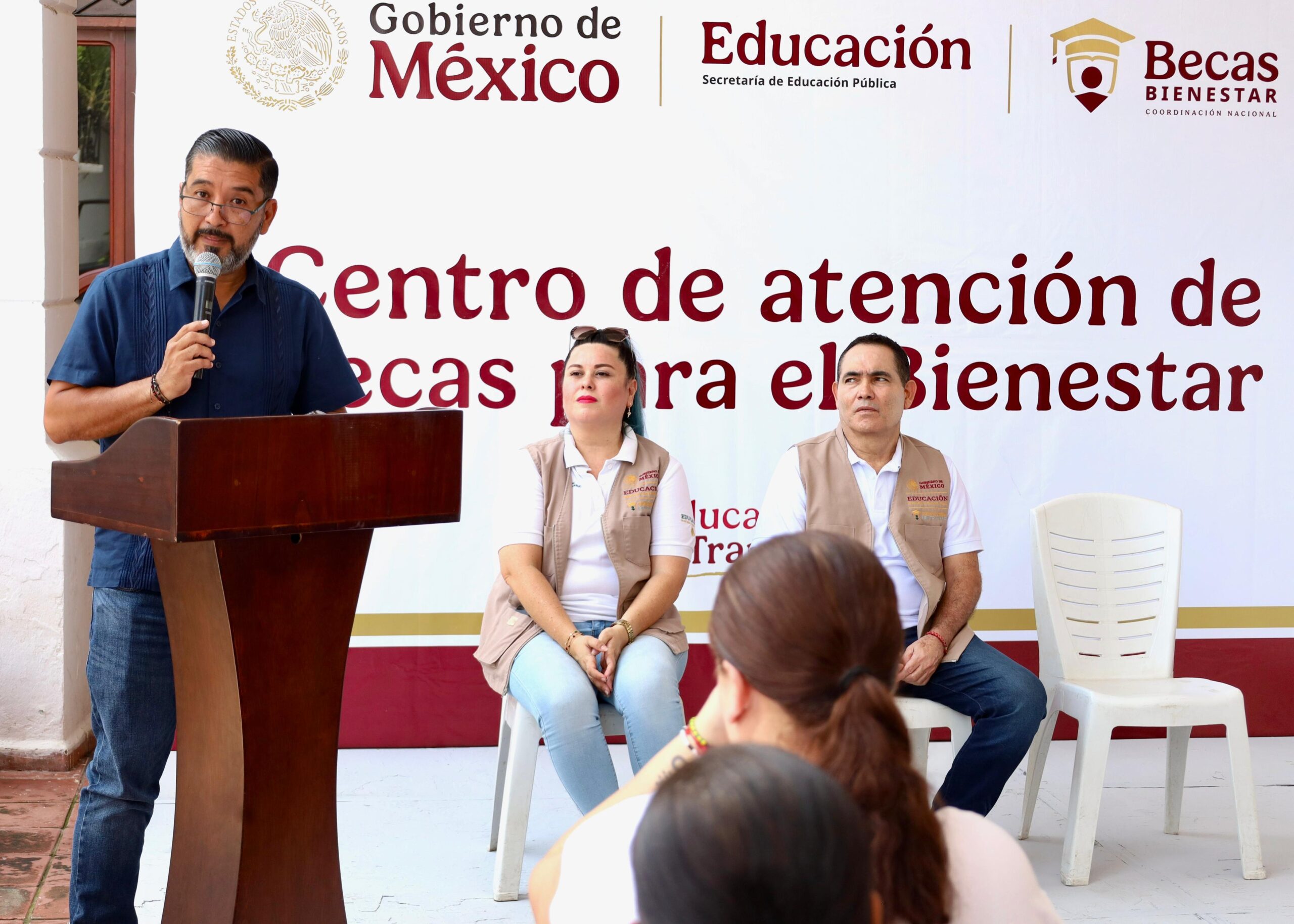 inauguración del Centro de Atención de Becas Bienestar en Concordia