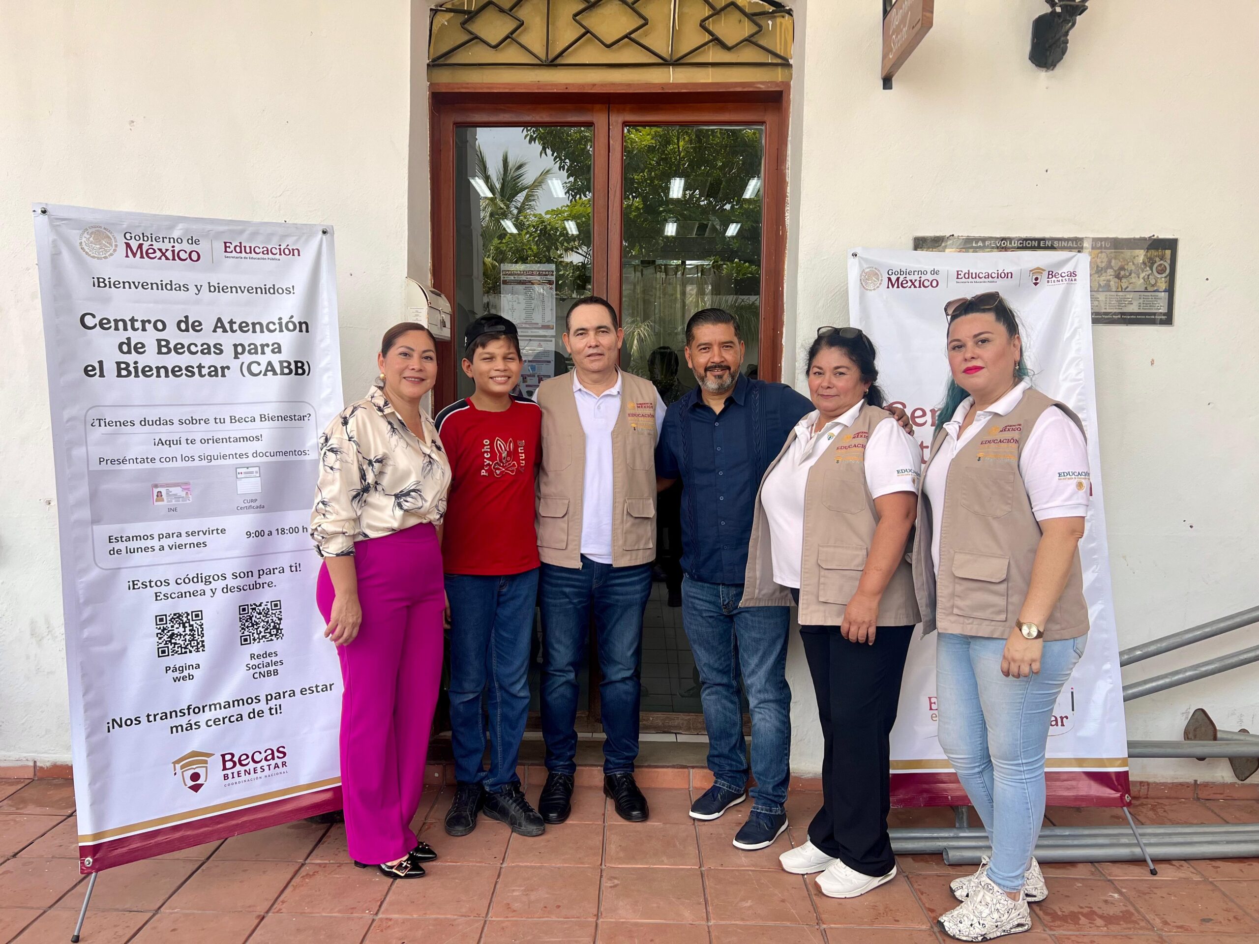 inauguración del Centro de Atención de Becas Bienestar en Concordia