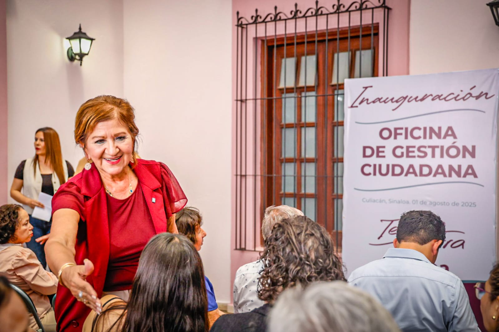 Tere Guerra inaugura oficina de gestión ciudadana