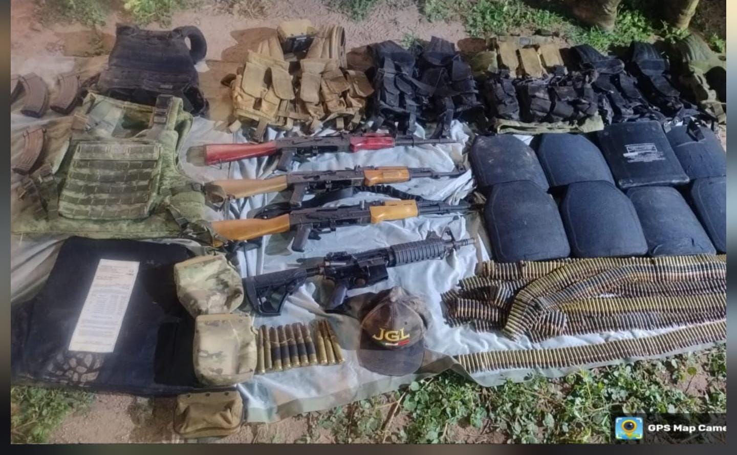 arsenal decomisado en elota