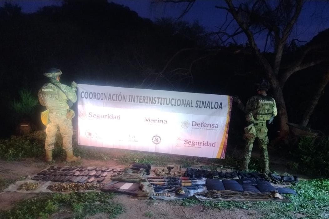 arsenal decomisado en elota
